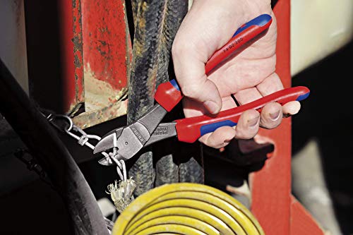 Knipex 7402200 8-Inch High Leverage Diagonal Cutters - Comfort Grip