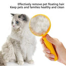 Cat Brush for Shedding Slicker Brush for Indoor Cats,Cat Grooming Brush for Long or Short Haired Dogs,Dog Shedding Brush Cat Comb for Removing Tangled and Loose Hair,Pet Massage Self Cleaning Cat Brushes
