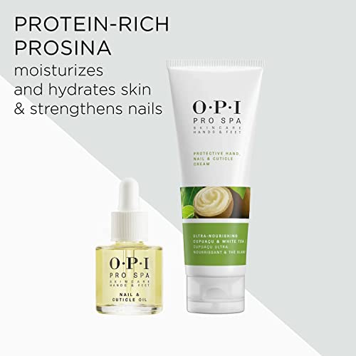OPI Prospa Nail and Cuticle Oil, Ultra Nourishing, Protect and Strengthens Cuticles, Anti Aging, Infused with Grape Seed, Sesame, Kukui, Sunflower and Cupuacu Oils 15ml