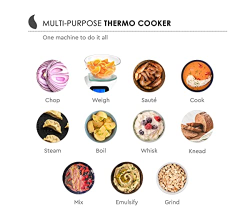 TODO Multifunction Food Processor Thermo Cooker Machine Mixer Blender Stainless Steel Scale Steamer