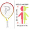 PIKASEN 17" Kids Tennis Racket Best Starter Kit for Kids Age 4 and Under with Shoulder Strap Bag and Mini Tennis Racket Toddler Tennis Raquet (Yellow)