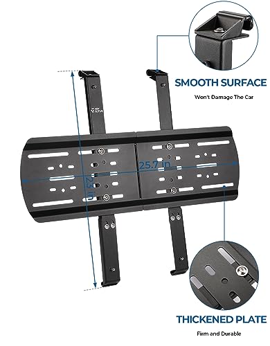 Rear Window Storage Panel Kit Compatible with Wrangler JL, Mounting Plate Kits for Recovery Traction Boards Mount Gas Can Mount