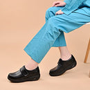 PEDASVON Women's Healthcare Nursing Shoes Lightweight Comfortable Nurse Shoe Footwear Slip Restaurant Loafer Waterproof Work Shoes, Black-209, 10 US