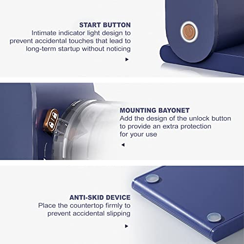 Ice Shaver, Electric Shaved Ice Machine with Ice Tray, Portable USB Charge Ice Crusher, Slushie Machine, Snow Cone Machine, for Ice Cream, Snowcone, Kakigori, Bingsu, Cocktail Maker for Home