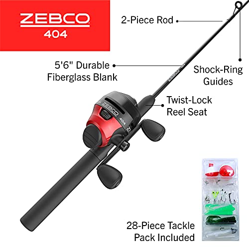 Zebco Unisex-Adult Rod & Reel Combo 1545562M.BP4, Unknown, 5'6"