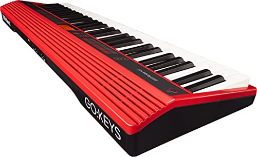 Roland Go-61K Keys Music Creation Keyboard with A Wireless Smartphone Connection, Red