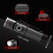 HAUTMEC Swyvel 500 Lumens Rechargeable LED Flashlight,Bright Mini Tactical Pocket Torch with Magnetic Base, Waterproof Led Flashlight 3 Modes for Camping, Outdoor, Hiking HT0092