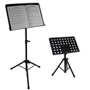 Adjustable Music Stage Stand Heavy Duty Metal Music Sheet Conductor Folding