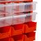 HORUSDY 18 Drawers Parts Storage Cabinet Tool Box Bin Chest Case Plastic Organizer Toolbox