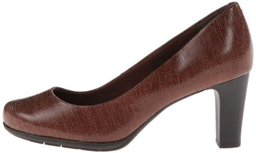 ROCKPORT Women's Total Motion 75mm Dress Pump,Noce Foil,10 N US