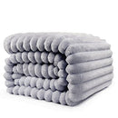 330GSM Fleece Blanket Super Soft Cozy Throw Blanket，Warm Lightweight Plush Fuzzy Cozy Soft Blankets and Throws for Sofa, Chair, Couch, Camping, Travel (Grey 150X200cm)