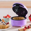 TODO Waffle Bowl Maker Ice Cream Dessert Treat Maker Breakfast Bowl - Purple