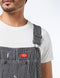 Dickies Men's Bib Overall, Hickory Stripe, 38X30