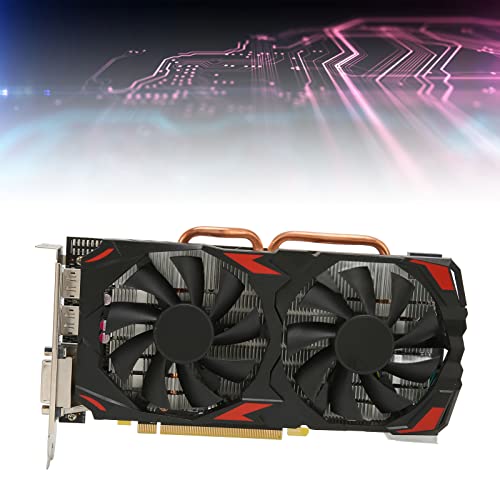 Graphics Card, RX 580 8GB GDDR5 256bit Gaming Graphics Card with 2 Cooling Fans, 16 PCI Express 3.0 Computer Graphics Card for Gaming PC, 7000MHz Core Frequency