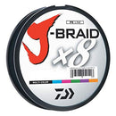 Daiwa J-Braid 500M 8-Strand Woven Round Braid Line, Multicolor, 40 lb