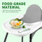 High Chair Tray Compatible with Stokke Tripp Trapp Chair,Smooth Surface, Strong Suction（Made of Food-Safe Plastic）- White