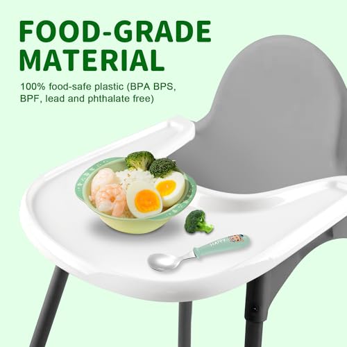 High Chair Tray Compatible with Stokke Tripp Trapp Chair,Smooth Surface, Strong Suction（Made of Food-Safe Plastic）- White