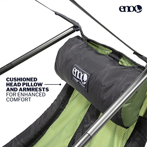 ENO Lounger Chair, Lime/Charcoal