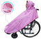 GOTITA Wheelchair Waterproof Poncho for Children Wheelchair Raincoat Italian Design Pink