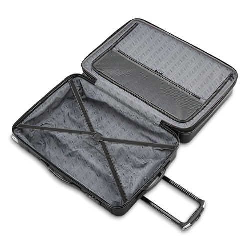 Samsonite Omni 2 Hardside Expandable Luggage with Spinner Wheels, Midnight Black, 2-Piece Set (20/24), Omni 2 Hardside Expandable Luggage with Spinner Wheels