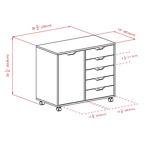 Winsome Wood 10630-WW Halifax Storage/Organization, White