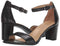 Naturalizer Womens Vera Ankle Strap Block Heel Dress Sandal, Black Leather, 12 Wide