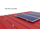 NUZAMAS Roof Solar Panel Installation Kits, Roof Mounting Brackets, Roof Solar Panel Mounting Bracket System Kit(for 1-4 Pieces Solar Panels)