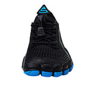 Water Shoes for Men Barefoot Quick-Dry Aqua Sock Outdoor Athletic Sport Shoes for Kayaking, Boating, Hiking, Surfing, Walking, M-black/Blue, 12 Women/11 Men
