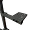 GTR Racing Simulator GTAF-BLK-S105LBKRD - GTA-F Model (Black) Triple or Single Monitor Stand with Black/Red Adjustable Leatherette Seat, Racing Simulator Cockpit Gaming Chair Single Monitor Stand