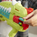 Nerf DinoSquad Armorstrike Dart Blaster, 8-Dart Rotating Drum, Drop Grip, Dart Storage, 16 Nerf Elite Darts, Anklyosaurus Dinosaur Design