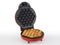 Korona 41005 Bubble Waffle Iron, Egg Waffles, 1000 Watt, Waffle Diameter 18 cm, Automatic Temperature Setting, Red