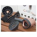 Remington Air3D Plus Hair Dryer, D7779AU, 1800W (AU Plug), Ionic Conditioning For Ultra Smooth Finish, Lightweight, 5 Attachments (Including Diffuser & Curling Concentrator), Black & Rose Gold