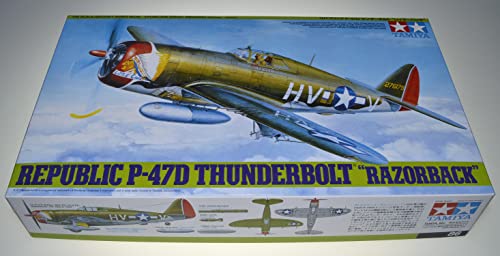 Tamiya 1:48 Scale P47 D Thunderbolt Razorback Model Kit