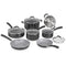 Cuisinart 11-Piece Nonstick Cookware Set, Ceramica XT, Black, 733-30H