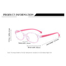 Fantiace Kids Eyeglasses Frame Children Eyewear Student Glasses Clear Lens Girl (Pink)