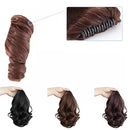 Synthetic Hair Extensions Wigs Women Toupee Short Wavy Curly Claw Ponytail Hair Clip in Hair Extensions Women Hair Wigs