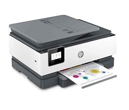 HP OfficeJet 8012e All in One Colour Printer with 6 Months of Instant Ink with HP+, Black/White