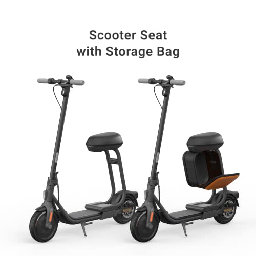 Segway Ninebot Multi-Functional Electric Scooter Seat Saddle for F25 / F30 / F35 / F40 ONLY, Comfortable and Shock Absorbing Seat Saddle w/t Storage Bag