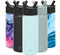 Simple Modern 530mL Summit Kids Water Bottle with Straw Lid - Travel Hydro Vacuum Insulated Flask Double Wall Liter - 18/8 Stainless Steel -Seaside