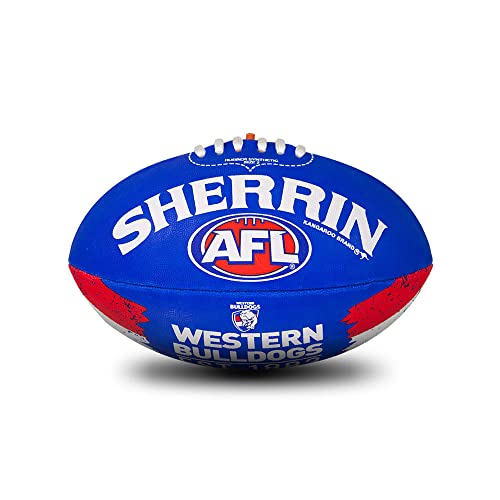 Sherrin AFL Western Bulldogs Song Ball Multicolor