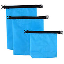 BESPORTBLE 3pcs 1.5L 2.5L 3.5L Waterproof Dry Bag Storage Pouch Dry Compression Sack for Kayaking Beach Rafting Boating Hiking Camping and Fishing Sky Blue