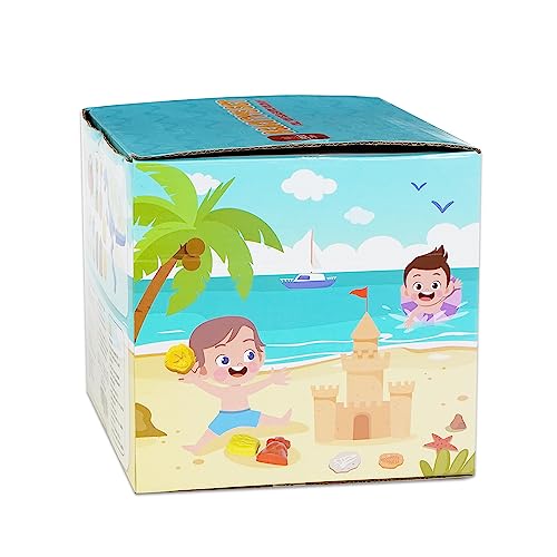 Lehoo Castle Beach Toys, Sand Toys for Kids 30 Pcs, Dinosaur Beach Sand Toy with Sand Molds Beach Bucket Sand Shovel Mesh Bag, Summer Outdoor Beach Supplies