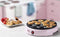 Bestron Poffertjes Retro Design Mini Waffle Pancake Maker with Non-Stick Coating Sweet Dreams 800 W Pink