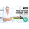 Zenses Massage Table 75cm Portable 3 Fold Aluminium Beauty Bed Green