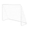 Soccer Goal Football Net Set Kids Adults Sports Training Practice Metal Frame Home Backyard Outdoor Games Match 1.83x1.22m