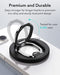 ESR Magnetic Phone Ring Holder, HaloLock Stand Designed for MagSafe, Magnetic Ring Holder with Adjustable Kickstand, Magnetic Phone Grip, Magnetic Accessories for iPhone 15/14/13/12 Series, Black