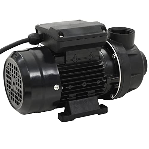 vidaXL Swimming Pool Pump 0.25HP 7500L/h Horsepower Energy Efficient Above Ground Pressure Filter Pools Filtration 220-240V Black