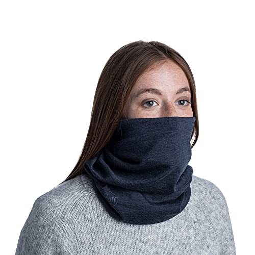 BUFF Adult Lightweight Merino Wool Neck Gaiter, Headband & Winter Neck Warmer, Ski Mask, Worn 12+ Ways, One Size