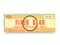ZHIQIU FSC F410 1-Speed Bicycle Chain (1/2 x 1/8-Inch, 104L) (Ti-N Gold)
