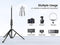 elitehood 72inch Heavy Duty Music Stand with Phone Holder, Foldable Music Stand for Sheet Music with Carrying Bag, Ultra-Stable Music Stand Suitable for Instrumental Performance & Band & Travel